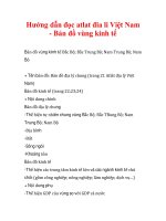 Hướng dẫn đọc atlat đia li Việt Nam - Bản đồ vùng kinh tếBản đồ vùng kinh pdf