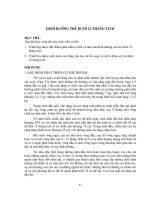 DINH DƯ NG TR DƯ I 12 THÁNG TU IM C TIÊU Sau khi h c xong bài này sinh viên có th : 1. doc