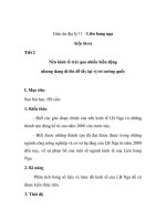 Giáo án địa lý 11 - Liên bang nga (tiếp theo) Tiết 2 Nền kinh tế trải qua nhiều biến động nhưng đang đi lên để lấy lại vị trí cường quốc ppt