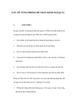 GÂY TÊ VÙNG PHONG BẾ THẦN KINH NGOẠI VI pot