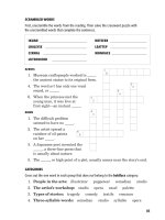 Vocabulary Music, Art, and Literature_04 docx