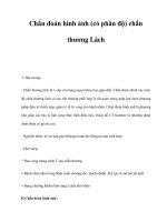 Chẩn đoán hình ảnh (có phân độ) chấn thương Lách docx