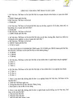 Câu hỏi thi công chức lĩnh vực văn hóa thể thao du lịch thành phố hà nội