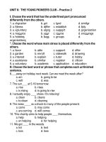 UNIT 6: THE YOUNG PIONEERS CLUB – Practice 2 ppsx
