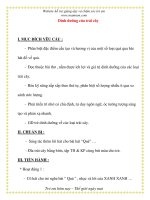 Giáo án chương trình mới: Lớp Chồi Dinh dưỡng của trái cây ppsx