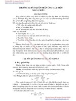 GIÁO TRÌNH MÁY ĐIỆN II - PHẦN III CÁC VẤN ĐỀ LÍ LUẬN CHUNG CỦA MÁY ĐIỆN XOAY CHIỀU - CHƯƠNG 2 pps