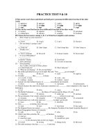 PRACTICE TEST 9 & 10 ppsx