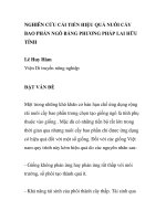 BÁO CÁO KHOA HỌC: 