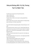 Khuynh Hướng điều Trị Gãy Xương Tại Các Bệnh Viện pdf