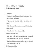 Giáo án hình học lớp 7 - Tiết 45: Ôn tập chương II (tiết 2) potx