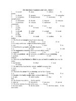 ÔN THI TRẮC NGHIỆM ANH VĂN 2 potx