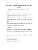 Giáo án địa lý 12 - Bài 10: thiên nhiên nhiệt đới ẩm gió mùa (Tiếp theo) pps
