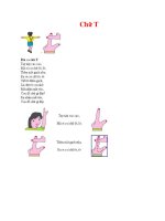 GIÁO DỤC MẦM NON Chữ T pot