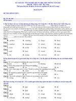 KỲ THI THỬ TỐT NGHIỆP TRUNG HỌC PHỔ THÔNG NĂM 2011 Môn thi: TIẾNG ANH - Mã đề thi 471 pps
