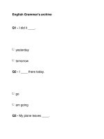 English Grammar''''s archive2 ppt