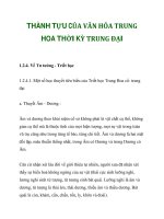 THÀNH TỰU CỦA VĂN HÓA TRUNG HOA THỜI KỲ TRUNG ĐẠI_2 pptx