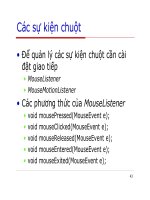 Lập trình Java cơ bản : Các thành phần GUI part 8 potx