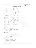 Đề cương ôn tập học kì II Năm học 20102011