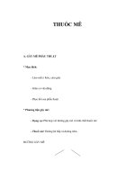 THUỐC MÊA. GÂY MÊ PHẪU THUẬT doc