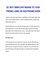 SỰ NẢY SINH CHỦ NGHIÃ TƯ BẢN TRONG LÒNG XÃ HỘI PHONG KIẾN_2 pptx