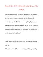 Giáo dục kỹ năng sống mầm non: Ống nước bị rò rỉ rồi! pot