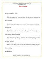 Giáo án chương trình mới: Lớp lá Hoa cúc vàng pptx