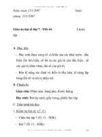 Giáo án đại số lớp 7 - Tiết 44: Luyện tập. pot