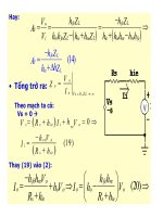 Điện tử học : Mạch khuếch đại tín hiệu nhỏ part 6 potx