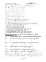 ĐỀ THI THỬ ĐẠI HỌC LẦN 3 TRƯỜNG THPT CHUYÊN LÊ QUÝ ĐÔN ppt