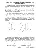 Giáo trình hướng dẫn các loại diode trong giao thức chuyển tiếp phần 1 ppsx