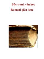 Bức tranh văn học Rumani giản lược ppsx