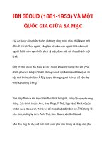 IBN SÉOUD (1881-1953) VÀ MỘT QUỐC GIA GIỮA SA MẠC_4g bắt chước, pptx