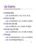 Lập trình Java cơ bản : Lập trình GUI (Applet) part 4 pot