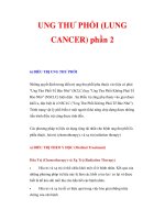 UNG THƯ PHỔI (LUNG CANCER) phần 2 doc