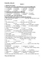 Ôn tập HK2 – Tiếng Anh pdf