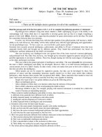 ĐỀ THI THỬ ĐH&CĐ MÔN: TIẾNG ANH docx
