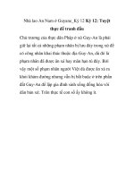 Nhà lao An Nam ở Guyane_Kỳ 12 Tuyệt thực để tranh đấu pptx