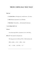 THUỐC CHỐNG ĐAU THẮT NGỰC pdf