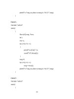 Giáo trình Ngôn ngữ lập trình C part 6 ppt