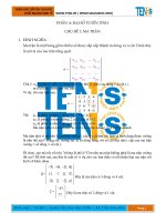 TOÁN CAO CẤP THI CAO HỌC KHỐI NGÀNH KINH TẾ docx