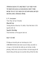 BÁO CÁO KHOA HỌC: 