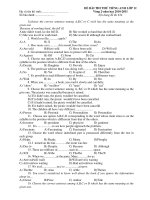 ĐỀ BÀI THI THỬ TIẾNG ANH LỚP 12 Vòng 2-năm học 2010-2011 ppsx