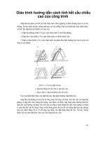 Giáo trình hướng dẫn cách tính kết cấu chiều cao của công trình phần 1 pot