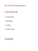 Anh văn SAT Vocabulary-014 pot