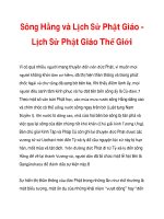 Sông Hằng và Lịch Sử Phật Giáo Lịch Sử Phật Giáo Thế Giới_2 ppt