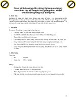 Giáo trình hướng dẫn dùng Estrumate trong việc thiết lập kế hoạch lên giống điểu khiển chu kỳ lên giống của động vật p1 pptx