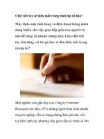 Chữ viết tay sẽ biến mất trong thời đại số hóa? docx