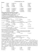 ÔN THI ĐẠI HỌC 2011 – ĐỀ A pps