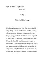 Lịch sử Thăng Long Hà Nội - Phần một ppsx