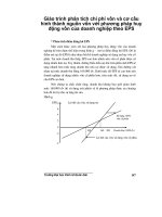 Giáo trình phân tích chi phí vốn và cơ cấu hình thành nguồn vốn với phương pháp huy động vốn của doanh nghiệp theo EPS p1 ppt